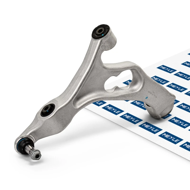Image of MEYLE 116 050 0097 Suspension arm Control Arm, Aluminium, Original Quality, Front Axle Right, with rubber mount Aluminium Track Control Arm (273)
