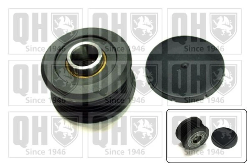 Image of QUINTON HAZELL Alternator clutch pulley QUINTON HAZELL QTR115