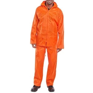 image of Bdri Weatherproof XXXXXLarge Nylon Protective Coverall Orange