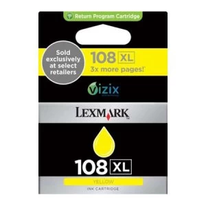 Image of Lexmark 108XL Yellow Ink Cartridge
