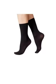 image of Opaque 40 Denier Ankle Highs (3 Pairs)