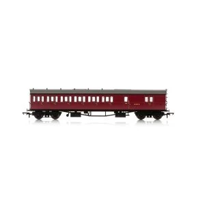Image of Hornby BR Collett 57' Bow Ended D98 W4949W Six Compartment Brake Third (Left Hand) Era 4 Model Train
