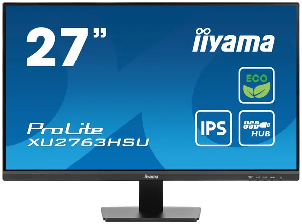 image of iiyama ProLite 27" XU2763HSU-B1 Full HD IPS LED Monitor