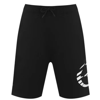 Image of No Fear Fleece Shorts Mens - Black