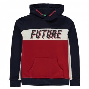 Benetton Block Hoodie - 13C Navy