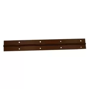 Image of Airtic Metal Piano Hinge Gold Colour 30 x 240mm - Brown, Pack of 10