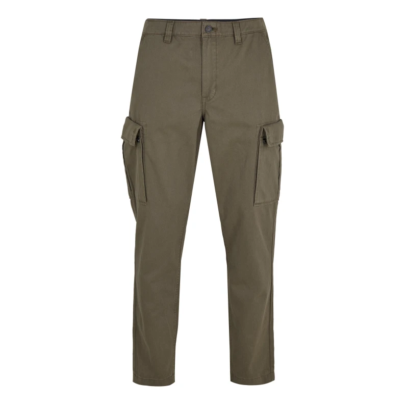 Image of Timberland Mens Twill Cargo Trousers Leaf Green male 38