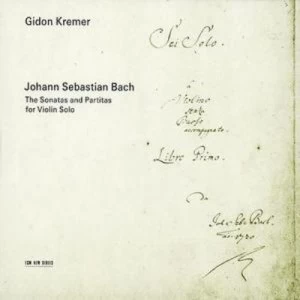 image of Sonatas and Partitas for Violin Solo The Kremer by Johann Sebastian Bach CD Album