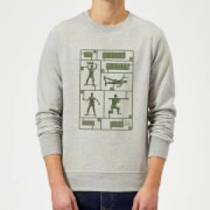 Toy Story Plastic Platoon Sweatshirt - Grey - L