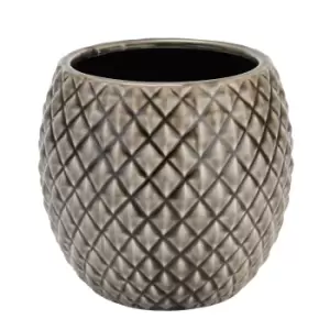 image of Seville Collection Grey Diamond Planter