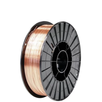 image of 0.6MM OK Autrod 12.51 Premium Copper Coated Solid MIG Wire 5KG Reel - 1251064600