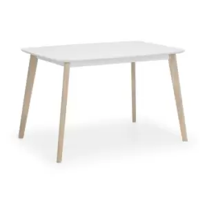 Julian Bowen Casa Rectangular Dining Table White