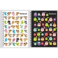 Image of Value Cats or Dogs A5 Wirebound Notebook, Ruled 200 pages - Assorted Design (1 Pack)