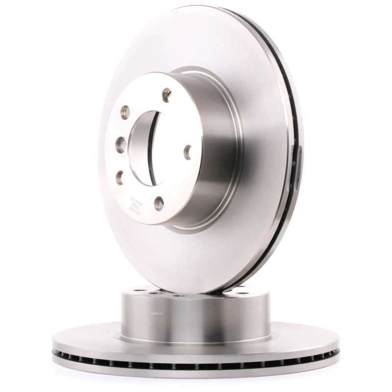 Image of STARK SKBD-0020278 Brake disc Front Axle, Vented, Cast Iron, Uncoated, Untreated, without bolts/screws Cast Iron Brake Disc (82)