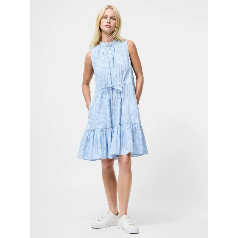 Image of French Connection Womens Era Shirt Mini Dress Blue female 8 (XS)