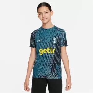 Image of Nike Tottenham Hotspur Pre Match Top 2022/2023 Juniors - Blue