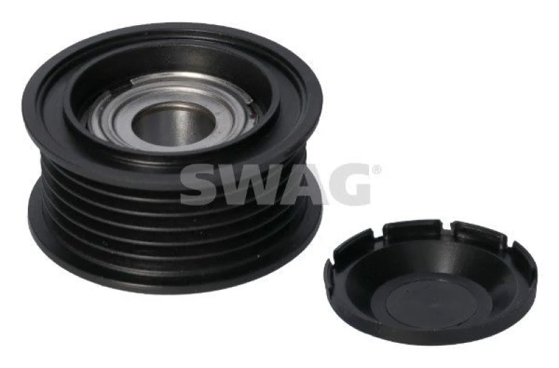 Image of Deflection / guide pulley, V-ribbed belt SWAG 33 10 8152