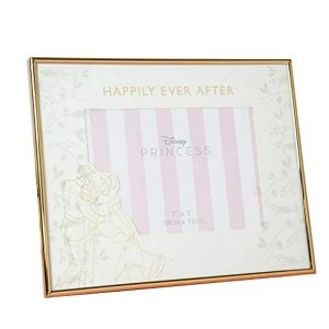 image of 7" x 5" Disney Happily Ever After Wedding Frame - Cinderella