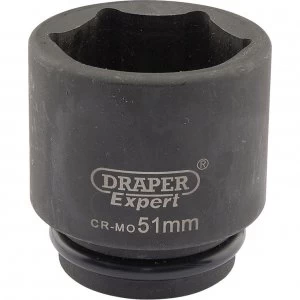 Image of Draper Expert 3/4" Drive Hexagon Impact Socket Metric 3/4" 51mm