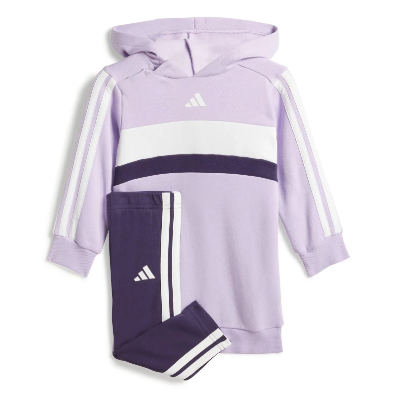 Image of adidas Kids Fleece Tracksuit Plum/Black male 3-6 Months