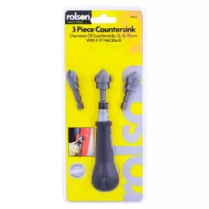 image of Rolson 4PC Countersink Set