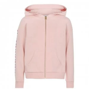 image of Marc Jacobs Junior Girls Brand Tape Hoodie - Apricot 43A