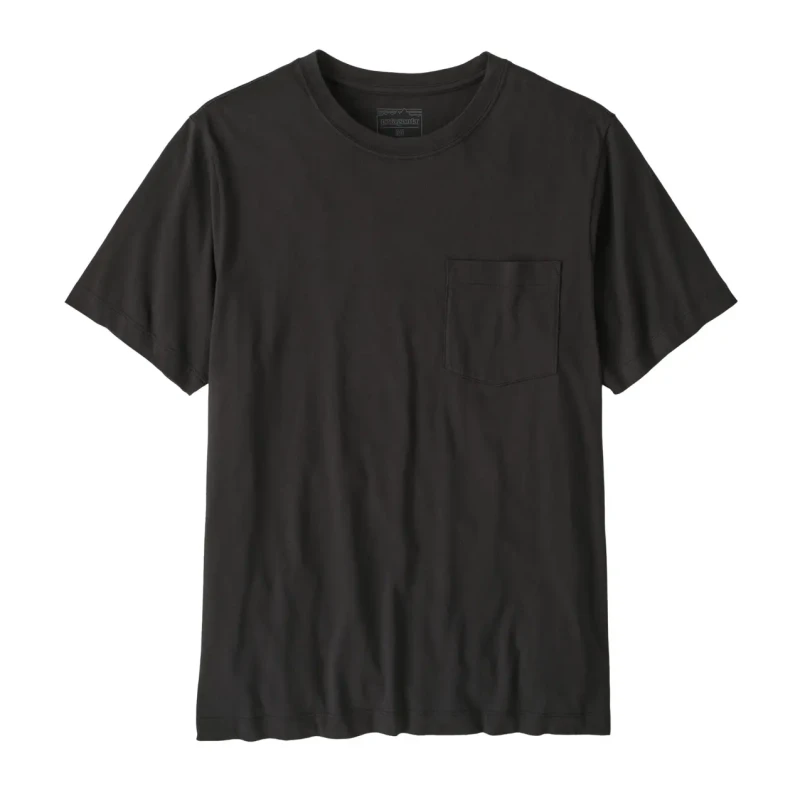 Image of T-Shirt with pocket Patagonia Daily Noir Male L