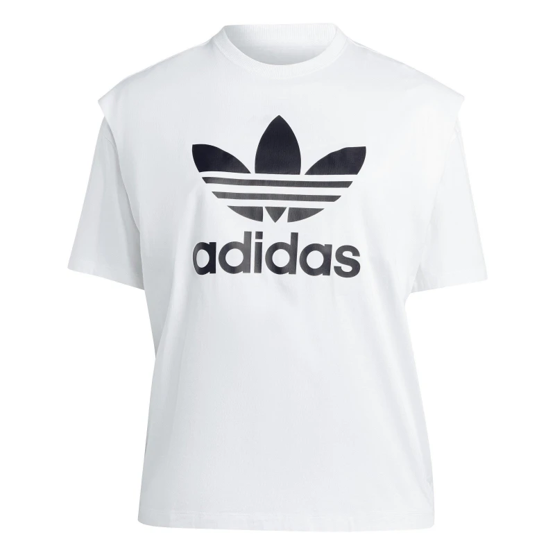 Image of adidas Classic Trefoil T-Shirt Womens White female 5XL(24-26)