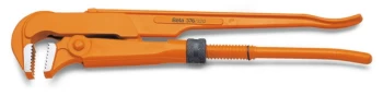 Image of Beta Tools 376 Swedish Pattern 90˚ Flat Jaw Pipe Wrench 550mm 003760055