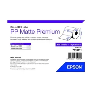 Image of Epson 7113411 printer label White Self-adhesive printer label