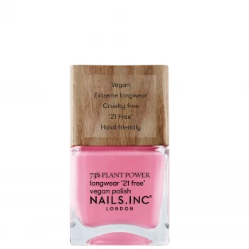 Image of nails inc. Plant Power Nail Polish 15ml (Various Shades) - Detox On Repeat
