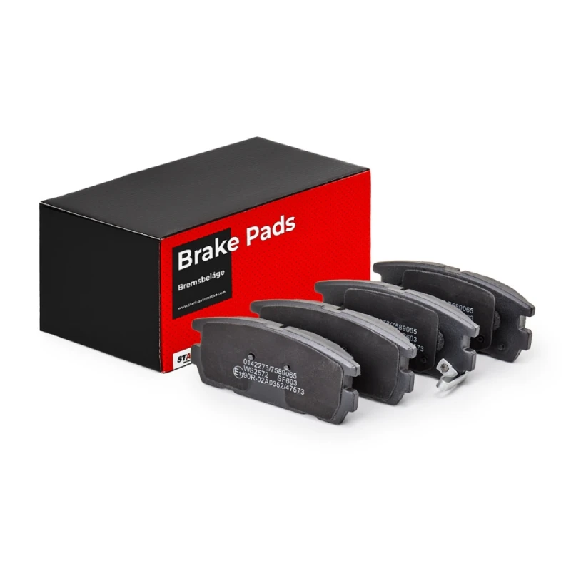 Image of STARK SKBP-0010391 Brake pad set Rear Axle, with acoustic wear warning Brake Pad Set,disc brake (402)