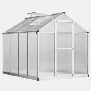 Image of Outsunny 4 x 3m Brown Aluminium Gazebo Pavilion with Curtains, Brown Garden & Outdoor