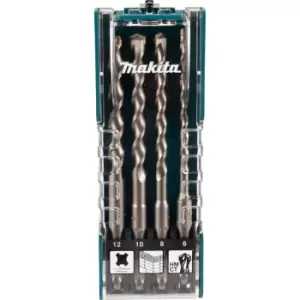 Image of Makita 4 Piece SDS Plus Drill Bit Set