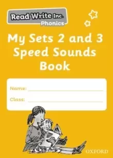 Image of Read Write Inc. Phonics: My Sets 2 and 3 Speed Sounds Book (Pack of 5)