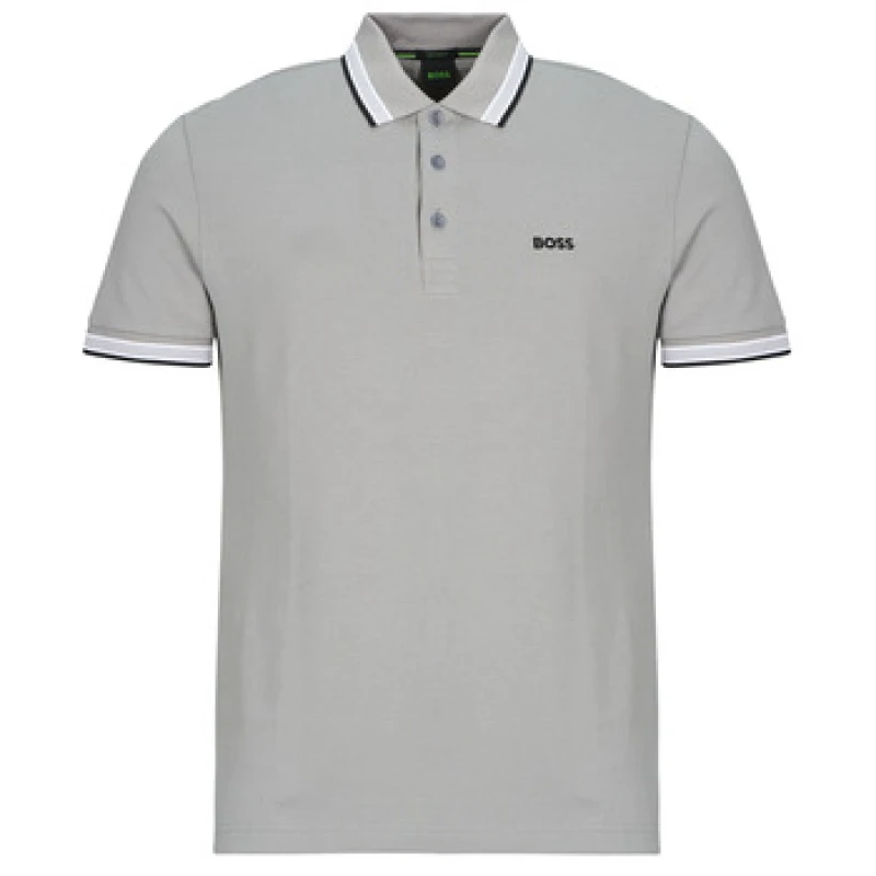 Image of BOSS Paddy mens Polo shirt in Grey
