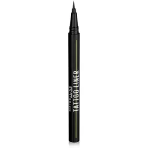 image of Maybelline Tattoo Liner Ink Pen Eyeliner with Wide Felt Tip Shade Black 1 ml