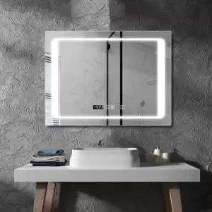 Image of ENER-J LED Mirror With Bluetooth Speaker Cct Changing & Touch Sensor White