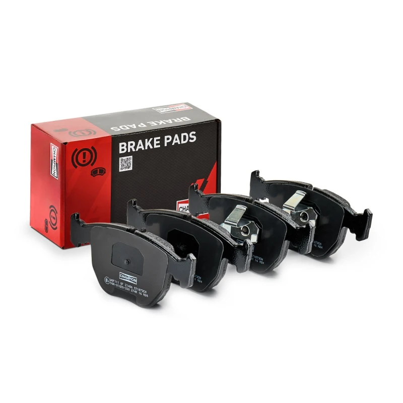 Image of CHAMPION 571873CH Brake pad set prepared for wear warning indicator Brake Pad Set,disc brake (402)