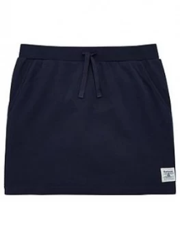 Image of Barbour Girls Otterburn Skirt - Navy, Size Age: 8-9 Years, Women