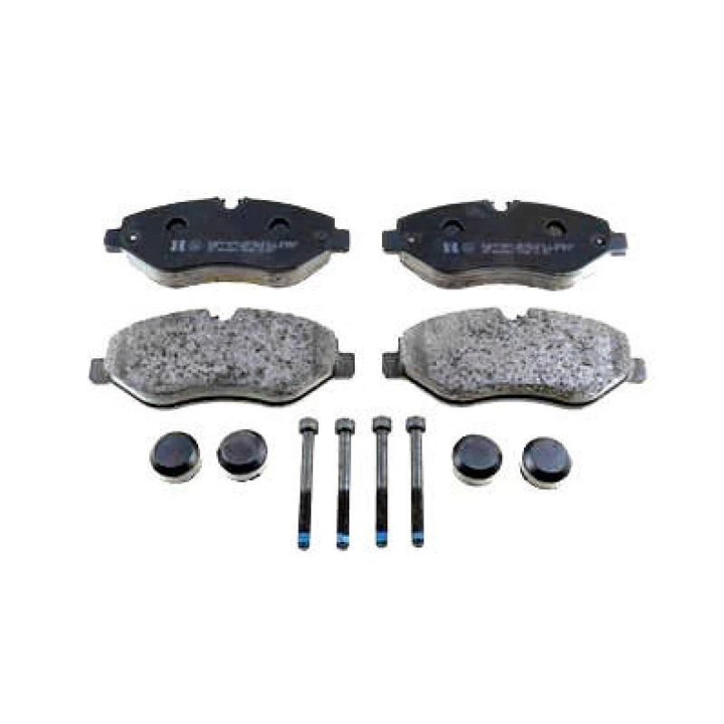Image of ZIMMERMANN 29192.210.1 Brake pad set Front Axle, prepared for wear warning indicator, Photo corresponds to scope of supply, with bolts/screws Brake P