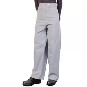 image of BonChef Classic Ladies Chef Trousers 28" (Royal/White) - Royal/White