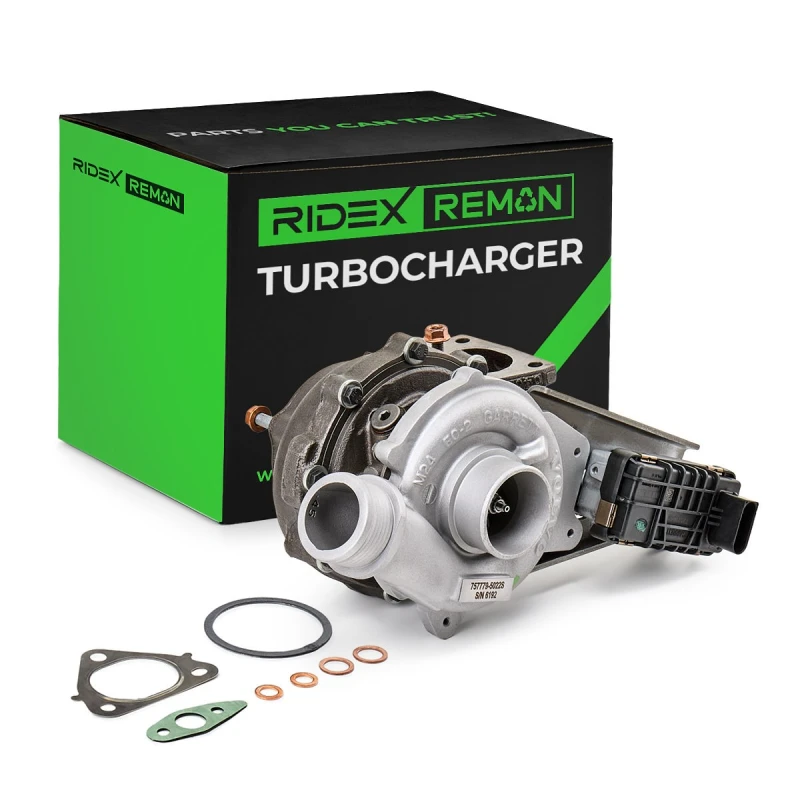 Image of RIDEX REMAN 2234C10737R Turbocharger Incl. Gasket Set Charger,charging system (2234)