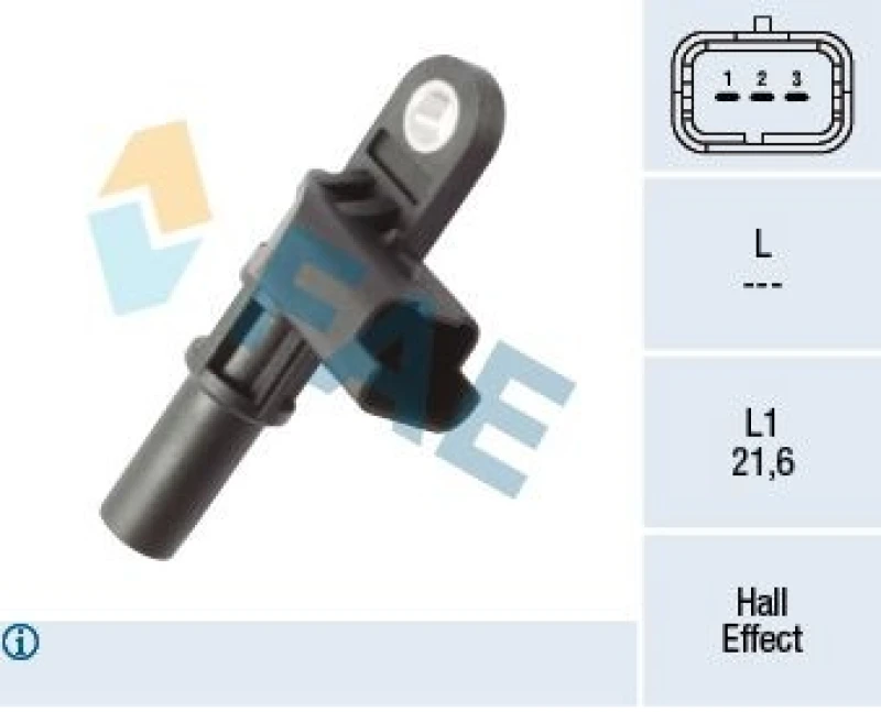 Image of FAE Camshaft position sensor FAE 79444