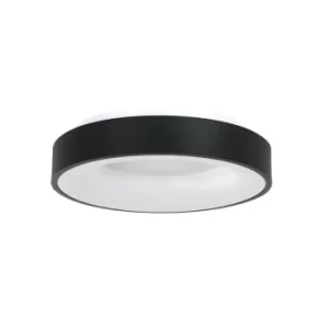 image of Ring Sled Cylindrical Ceiling Light Black Matt