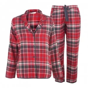 image of Cyberjammies Red Check Pyjama Set - Red