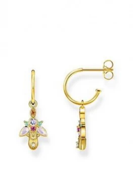 image of Thomas Sabo Gold Plated Sterling Silver Bug Earrings