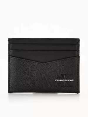 Image of Calvin Klein Jeans Ck Jeans Micro Pebble Leather Credit Card Holder
