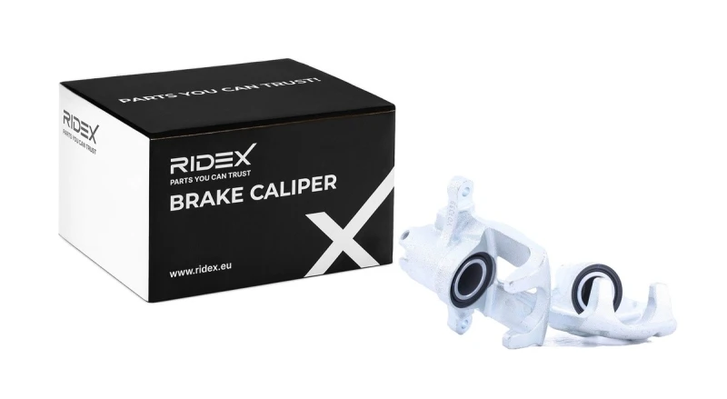 Image of RIDEX 78B1754 Brake caliper Rear Axle, without holder Cast Iron Brake Caliper (78)