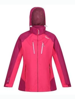 Image of Regatta Calderdale IV Waterproof Shell Jacket - Pink, Size 12, Women